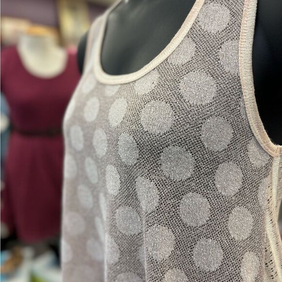 A'Reve Ladies Small Sheer Peach Tank TOp NEW - Picture 3 of 8